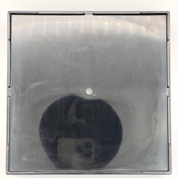 Vintage Otagiri Original Lacquerware Box Faux Lacquer Black with Fans Flowers - Picture 5 of 13